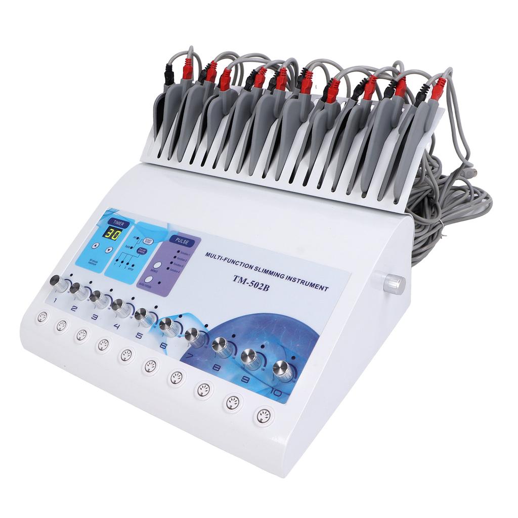 EMS Electrode Plate Muscle Stimulation Machine Microcurrent Infrared Heating Body Slimming Beauty Instrument 100‑240VAU