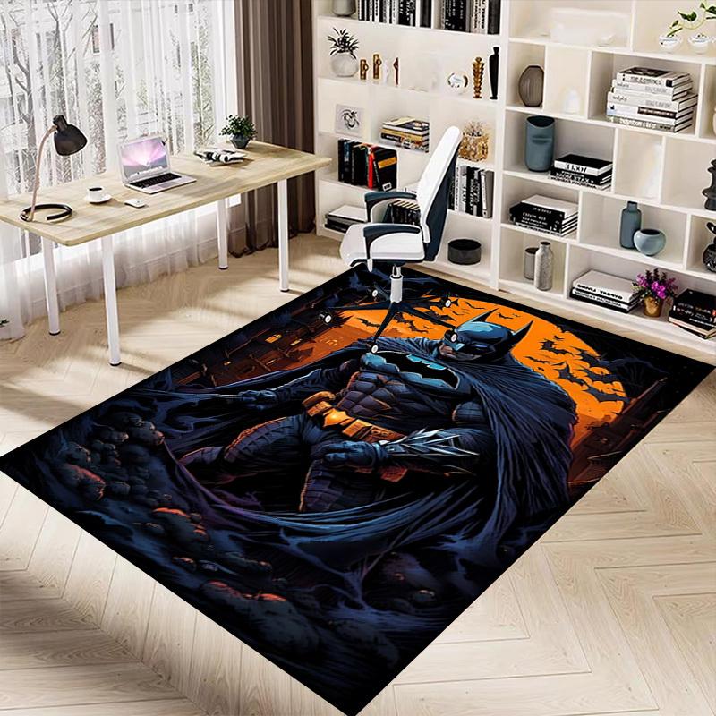 1pc Batman, Gotham Carpet, for Home & Office Decor, Desk Chair Carpet, Festive Gift,Conference Room CarpetL1181