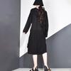 XITAO Patchwork Women Clothes Fashion Hooded Collar Dress LJT3519