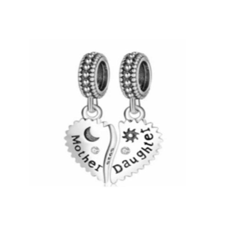 European Copper Love You Gesture Pendant Charm Fit Original Bracelet Jewelry Sparkling Cross Horse Angel Dangle Bead