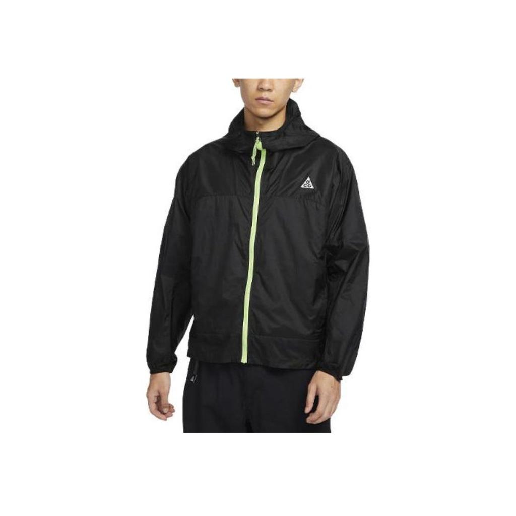 Nike ACG Cinder Cone Letter Embroidery Color Block Single Row Hooded Casual Jacket Men Jacket Black DB0979-016