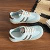 Versatile lace-up thick baseplate shoes women's spring niche fashion sports shoes casual retro