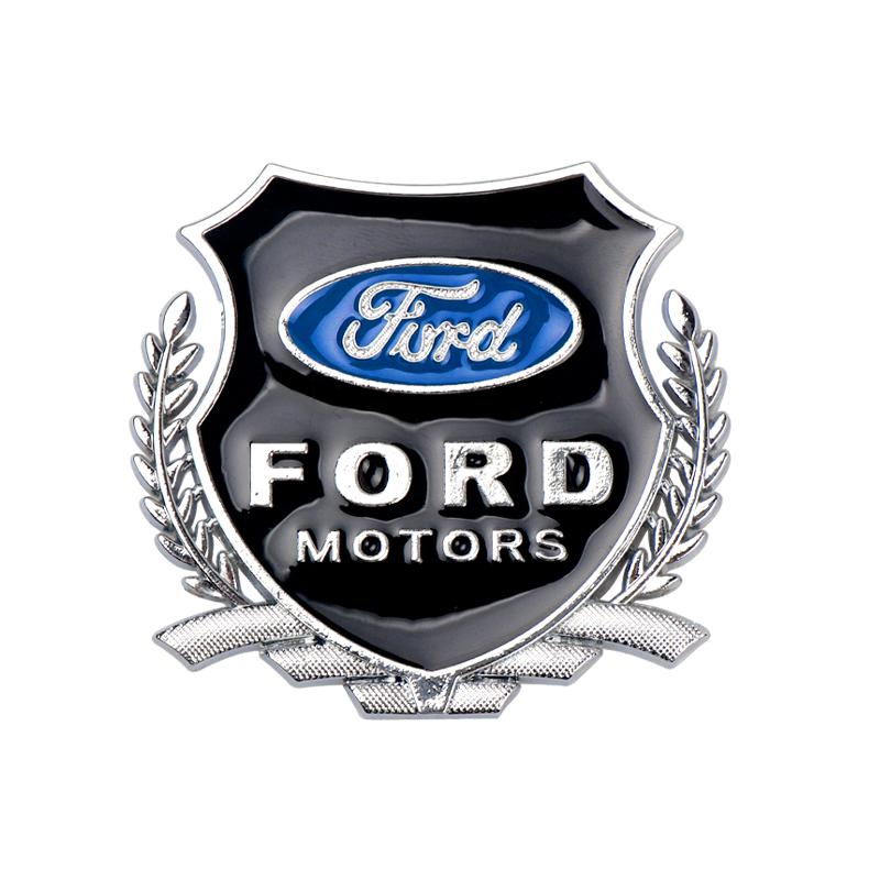 3D Metal Car Body Emblem Stickers Trunk Badge Decoration Decal Accessories For Ford Focus Ranger Fiesta Mondeo Kuga j177 Mustang ST
