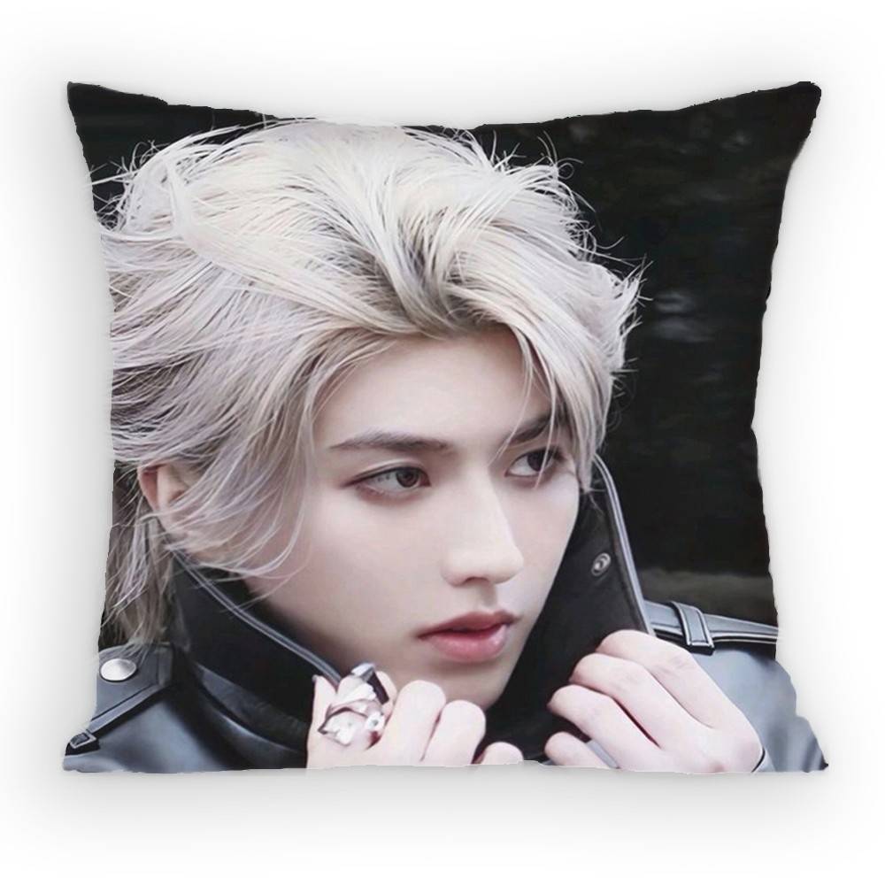 KUN Cai Deadman Pillow Case Sofa Living Room for Bedroom Car Headboard Backrest Cushion Square Cushion Nap Time