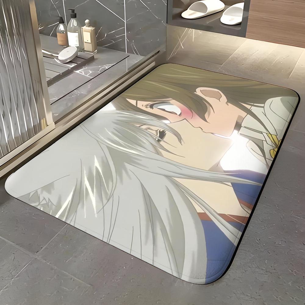 Anime K-Kamisama Kiss Grindų kilimėlis Minkštas flanelinis Įėjimo durų kilimėlis Neslystantis Sugeriantis Vonios kambario Miegamojo Grindų kilimas