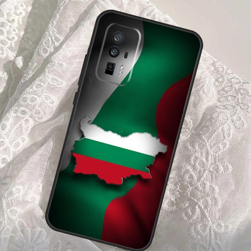 Bulgaria Flag Case For Xiaomi 14T Pro 13T 12T 11T 13 14 Ultra POCO F6 Pro M6 M5s F3 F5 X3 X5 X6 Pro Cover