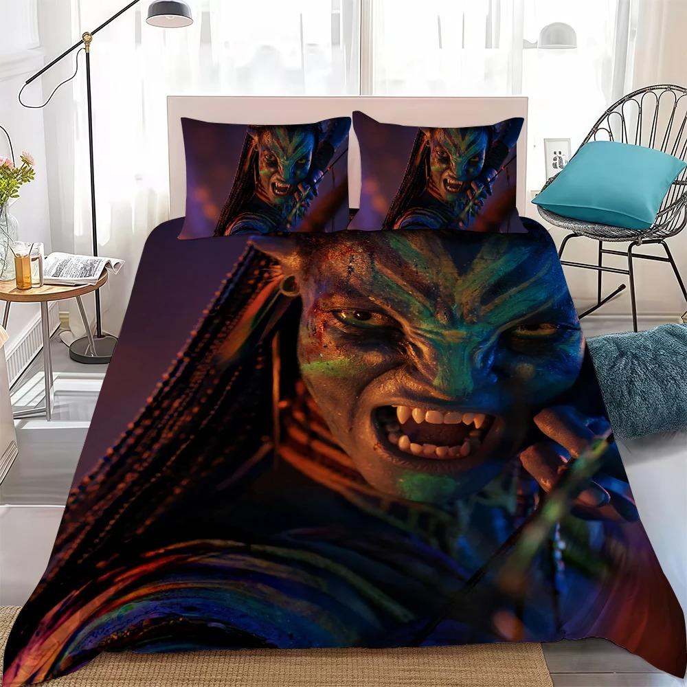 Hot Film A-Avatar Fire and Ash Bedding Set Soft Comforter Cover With 1/2pcs Pillow Shams For Kids Adults Duvet Cover Microfiber