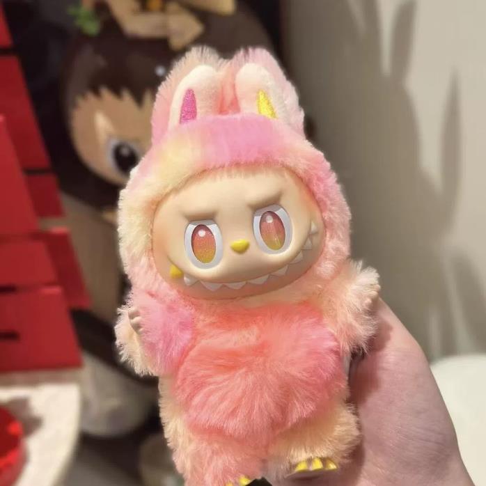 New Labbubu 3rd Generation Plush Toy Doll Decor Gift Doll Model Toy Cute Monster Replica Keychain Toys Birthday Gifts