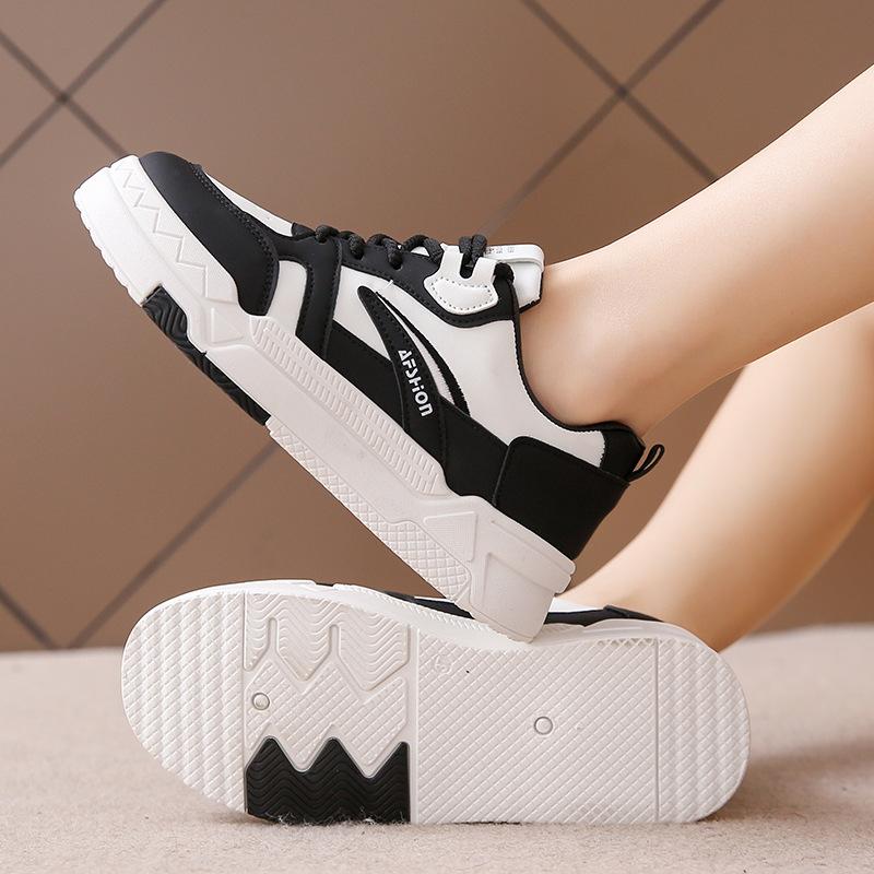 Little White Shoes Children's Spring and Autumn New Ins Trendy Thick-soled Versatile Leather Surface Casual Board Shoes