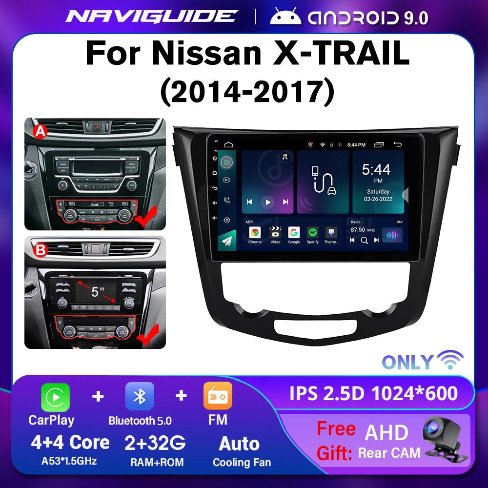 10'' 2 Din Android Car Radio Multimedia For Nissan X-TRAIL X Trail T32 Qashqai 2 J11 2014-2017 Autoradio Carplay Gps NO Dvd Player
