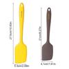 1Pc Silicone Baking Pastry Scraper Spatula Non-Stick Cake Scraper Cream Butter Spatula Heat-Resistant Kitchen Baking Pastry Tool