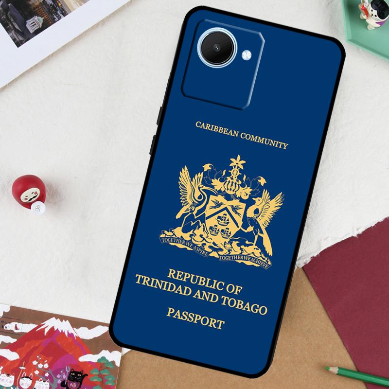 Trinidad and Tobago Flag For Realme 14 Pro Plus 13 10 11 12 GT 6 5 6T GT7 Pro C61 C55 C53 C51 C21Y C25S C67 C75 Case