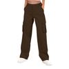 Cargo Pants For Women High Waisted Wide Leg Casual Pants Streetwear Trousers With  Pockets