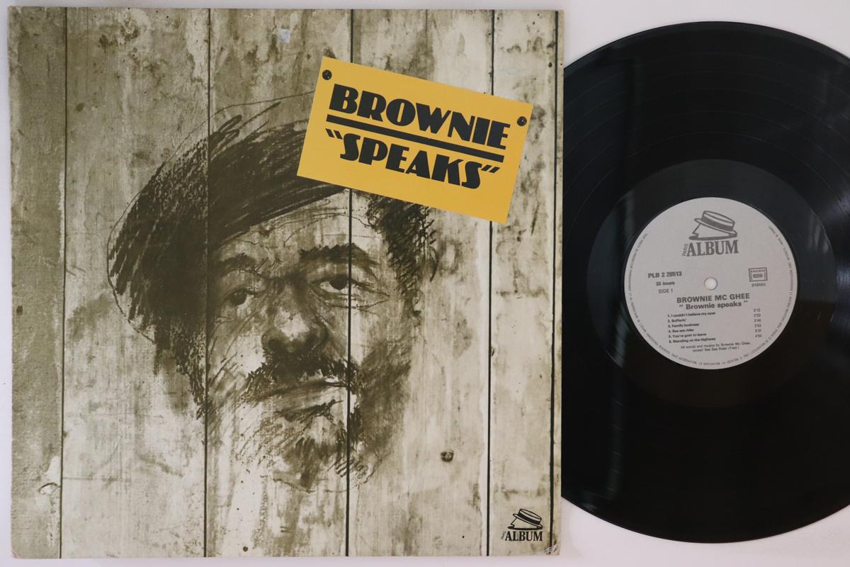 

LP Record BROWNIE MCGHEE Brownie speaks PLB228513 PARIS ALBUM 1981 France Blues Used