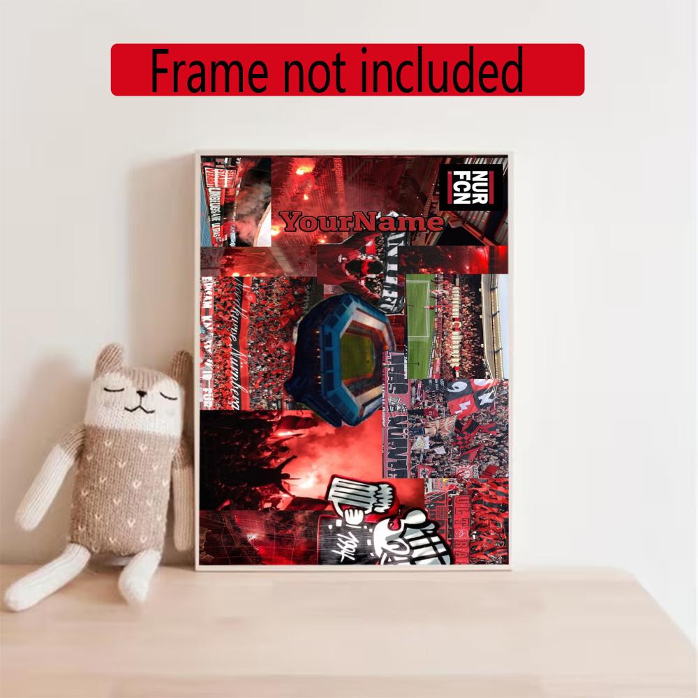 Eintracht Frankfurt Customize Your Name Diamond Painting Round Diamond Rhinestones Mosaic Diamond Embroidery Wall Paintings Rhinestones Gift Frameless