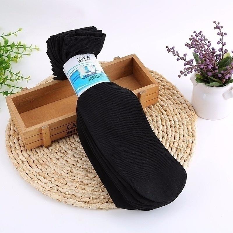 

24/18/10/6 шт. мужские формальные дышащие длинные носки, удобные повседневные антибактериальные чулки с дезодорантом (Без коробки) 24pcs-12Pairs чёрный