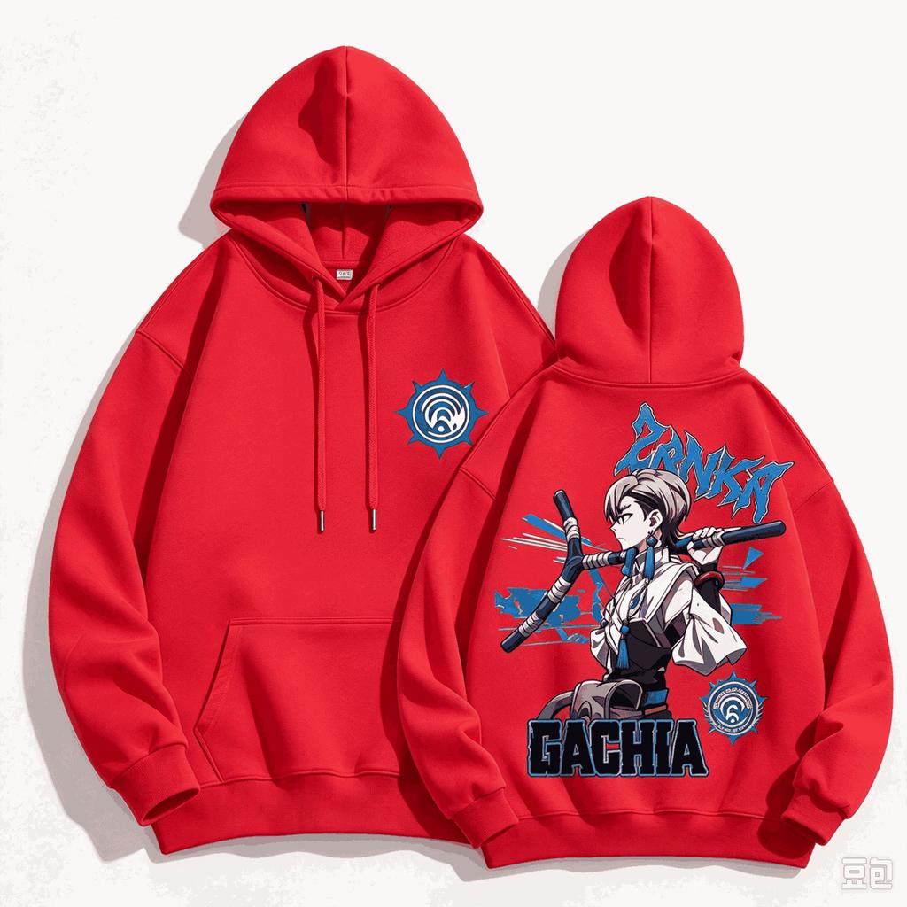 Gachiakuta Zanka Nijiku Graphic Hoodie Unisex Casual Pullover Sweatshirt Anime Fans Long Sleeve Loose Streetwear Hooded Tops Men Women