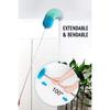 Extendable Microfiber Duster Flexible Long Handle Telescopic Pole Electrostatic Dust Cleaning Brush for Home Office Car Duster