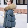 Kurz und bündig: Damen Baumwolljacke mit dicker Wattierung und warmem Kragenmantel für Frauen