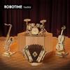 Robotime Wooden 3D Musical Instrument Puzzle DIY Toy Gift for Children
