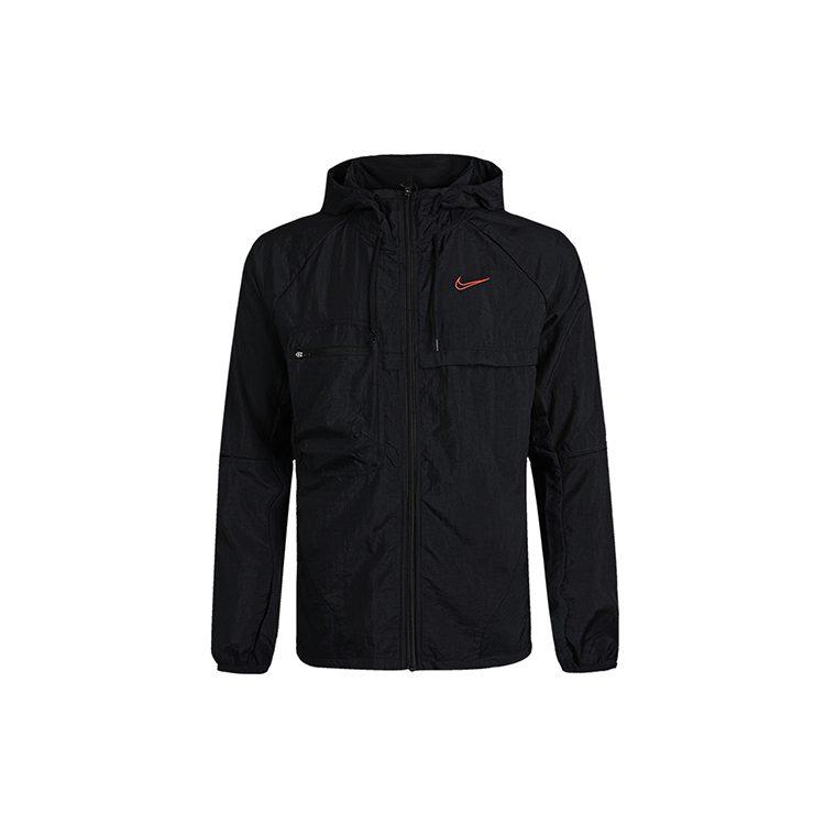Nike Jackets Men's Black Hooded Moderate Other CU5000-010