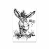 Funny Cat Bathroom Canvas Wall Art Posters Black And White Funny Animal Picture Wall Art Prints Canvas Painting Toilet Decor