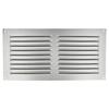 AMIG | Grille d'aération 3 | 150 x 300 mm | Aluminium | Wengé