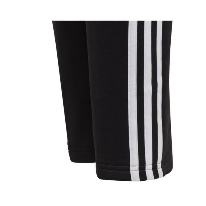 Pantalon De Running Enfant - ADIDAS - D2M 3 Stripes - Noir - Respirant - Fitness