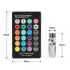 T10 W5w RGB LED Bulb Remote Controller 5050-6SMD Dome Reading Wedge Side Led Signal Lamp Clearance Lights for Car Motorcycle