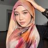Floral Hijab Scarf Long Headscarf Fashion Islamic Turban  Female