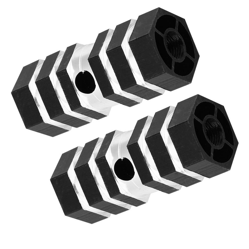 Rear Axle Peg Bike Bicycle Aluminum Alloy Pegs BMX Pegs (Black)