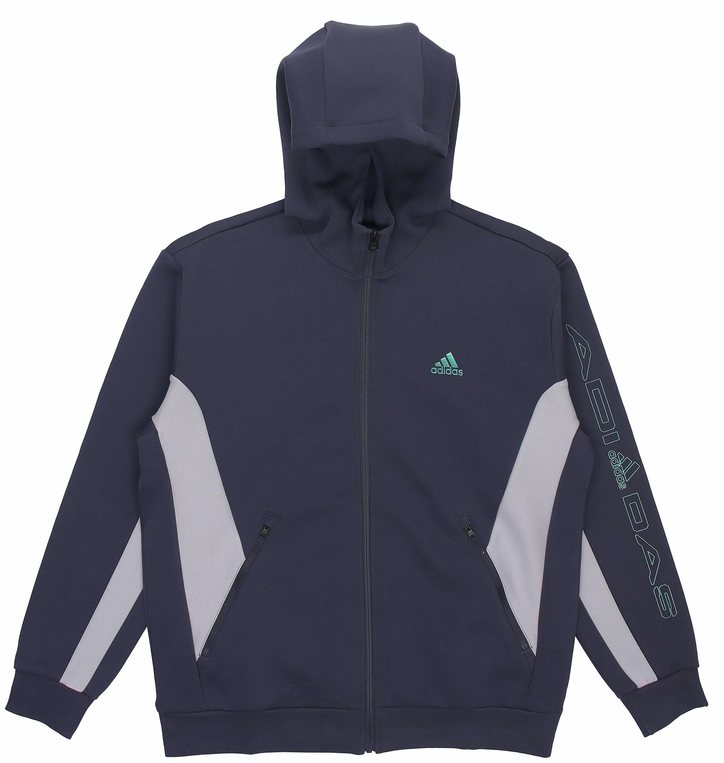 Adidas Jackets Men s Blue Hooded Moderate Other HM5145 S