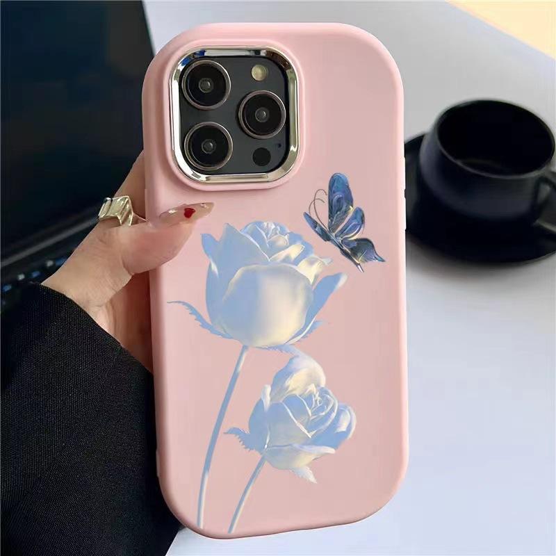 Butterfly Suitable for Apple 15pro Europe and America 16promax Mobile Phone Case Iphone14 Creative 13mini12