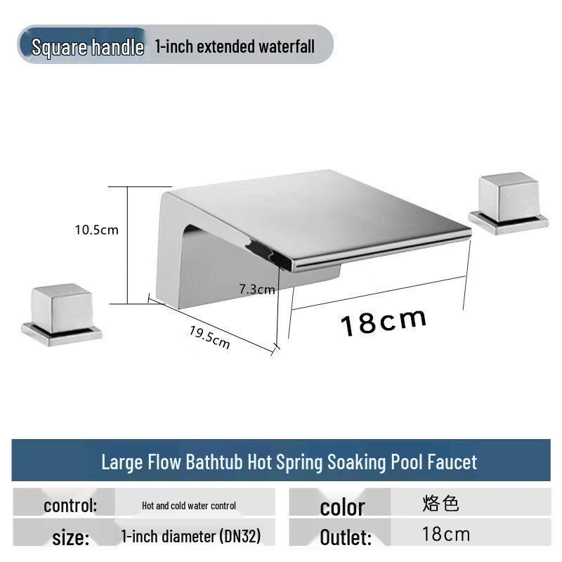 TLXT Concealed Bathtub Hot Spring Valve