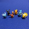 Used Pokemon Finger Puppet Soft Vinyl Figure Buiz Eevee Vaporeon Booster Thunders Blackie Glaceon Heisei Retro