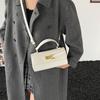 Portable small square bag, new handheld highend niche versatile shoulder messenger bag