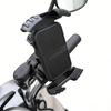 Bicycle Phone Clip Rearview Mirror Motorcycle Holder Rotating Knob Locking Mechanism Stability Enhancement Riding NavigationTool