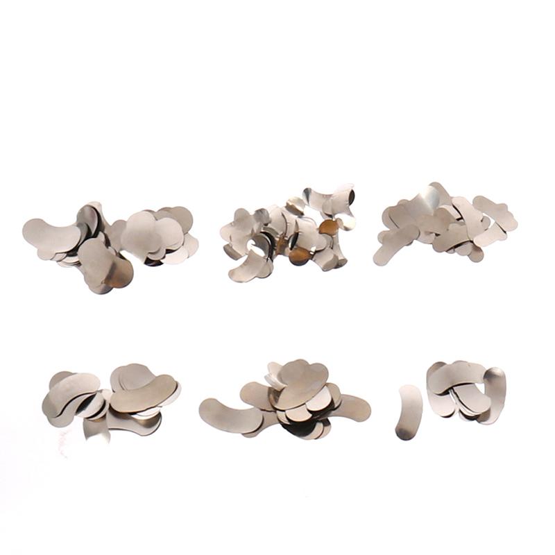 100Pcs Dental Matrix Sectional Contoured Metal Matrices No.1.398 Lmws 2 Rings