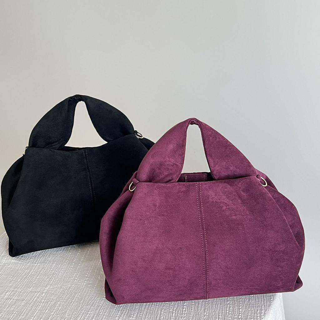 Suede Cloud Bag Diagonal Shoulder Bag