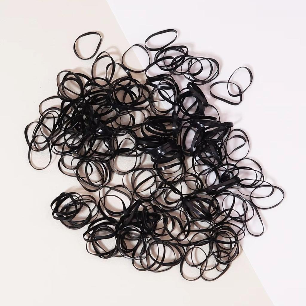 500 Mini Elastici, Elastici per Capelli, Strumenti per Trecciare Capelli per Bambini e Adulti, Strumenti per Lo Styling di Accessori per Capelli