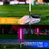2/4PC Solar Reed Lamp Bubble Stick RGB Colorful Acrylic Courtyard Park Scenic Area Lawn Garden Insertion Landscape Lamp