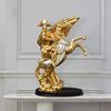 European Figure Napoleon Knight Sculpture Home Living Room Decoration Office Bookcase Resin Craft Ornament