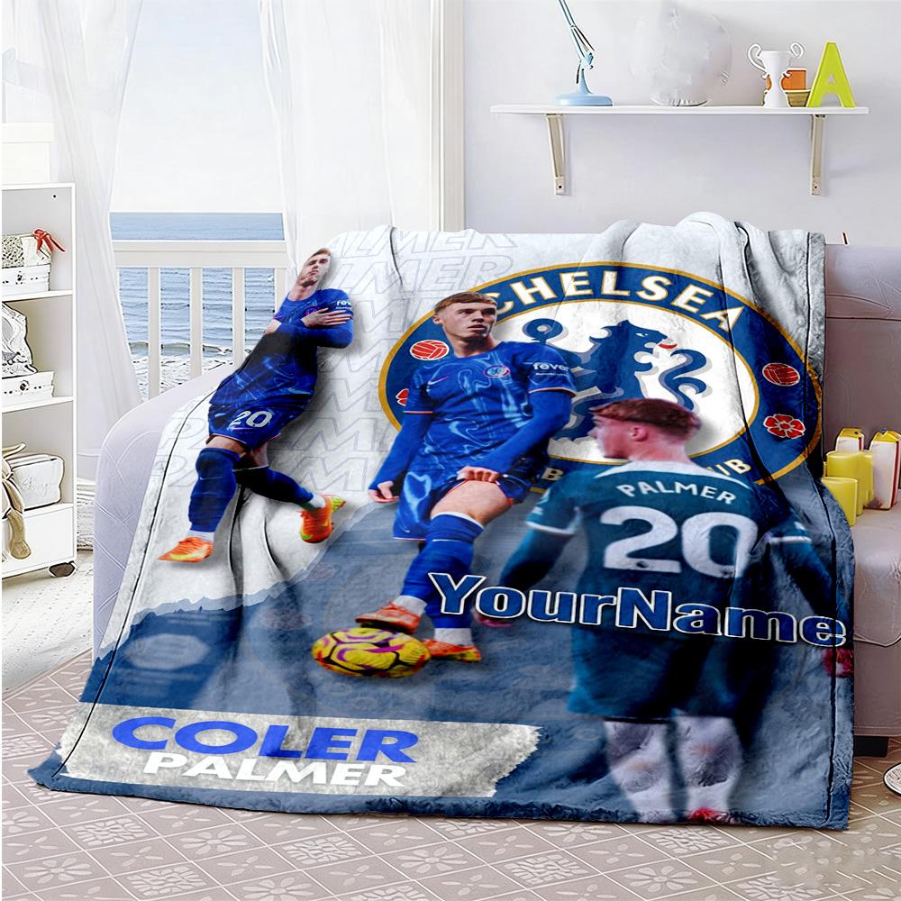 Chelsea Personalized Name Blanket Gift Customizable Blanket Ultra-Soft Suitable for Chair Sofa Living Room Home Decor Four Seasons Multipurpose