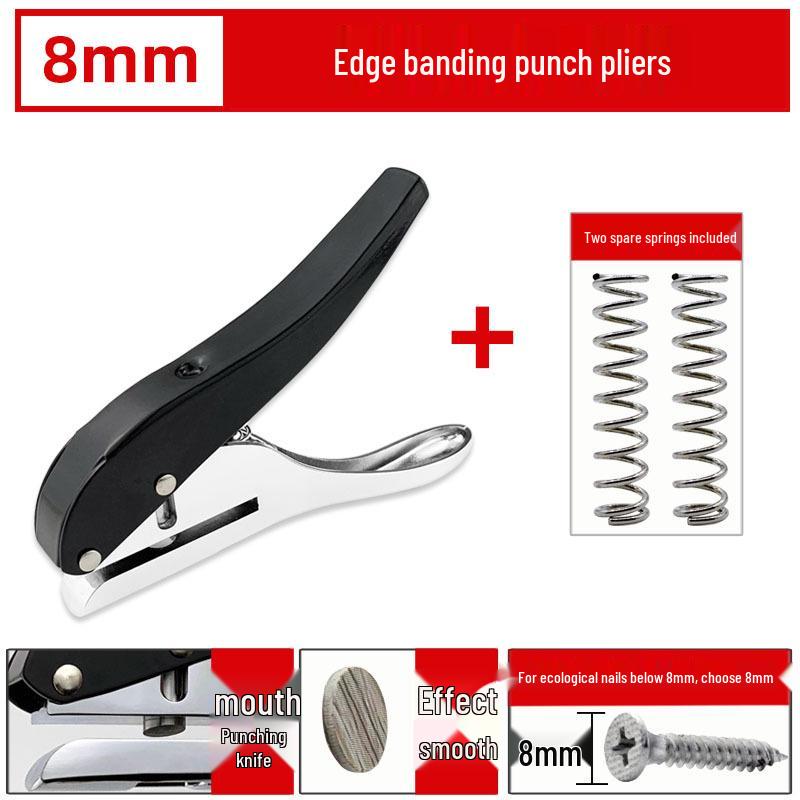 Eco-friendly 8mm Edge Banding & Leather Hole Punch Pliers
