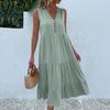 Women's Summer Fashion Loose Tank Dress Casual Sleeveless Solid Color Dresses