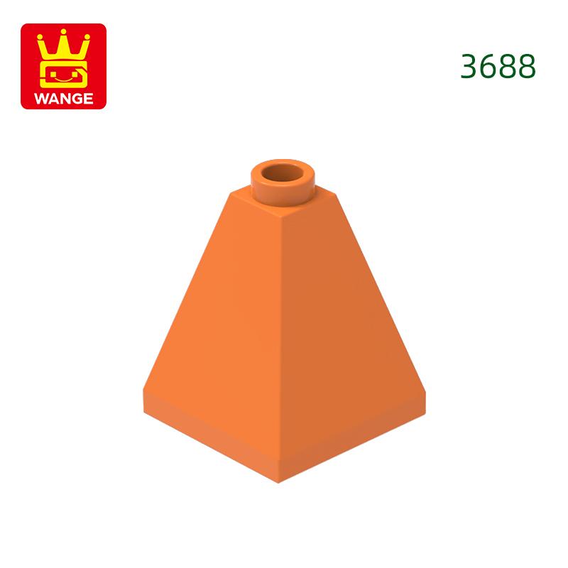 Ungiftig 74 Stück/Los 3688 Schräge 75° 2 X 2 X 2 Vierfach Konvexer Stein Moc Farbe Zubehör Kompatibel Mit Stein Diy Kinderspielzeug