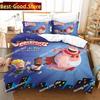 Fashion Cartoon Kawaii Captain Underpants Bedding Set Printed Comforter Quilt Bed Cover Pillow Case 3 Pieces Set Kids Adult Size