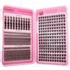Premium DIY Mixed Cluster False Eyelash Set - 547 Dense, Curled Segments for a Customized Look