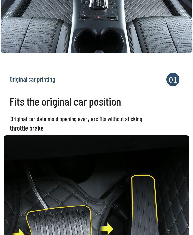 BYD Qin Plus EV Floor Mats for Intelligent Driving Version