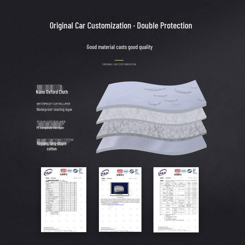 Toyota RAV4, Highlander, Corolla, Frontlander, Wildlander Wasserdichte Autoabdeckung mit Wärmeisolierung